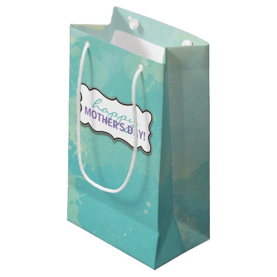 Sac de cadeau d'aquarelle