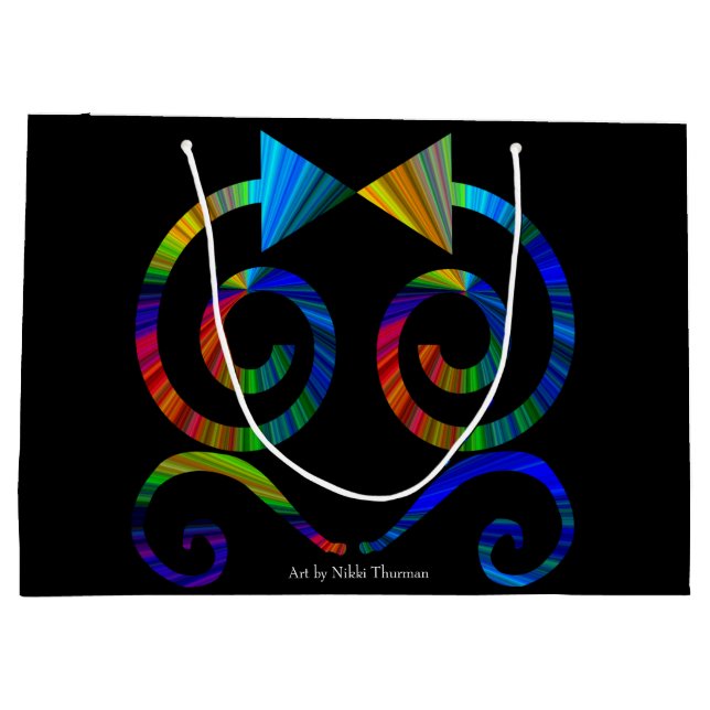 Sac de cadeau d'art abstrait (Dos)