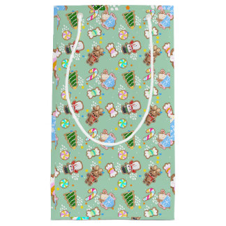 Sac de cadeau de biscuits au gingembre à la menthe