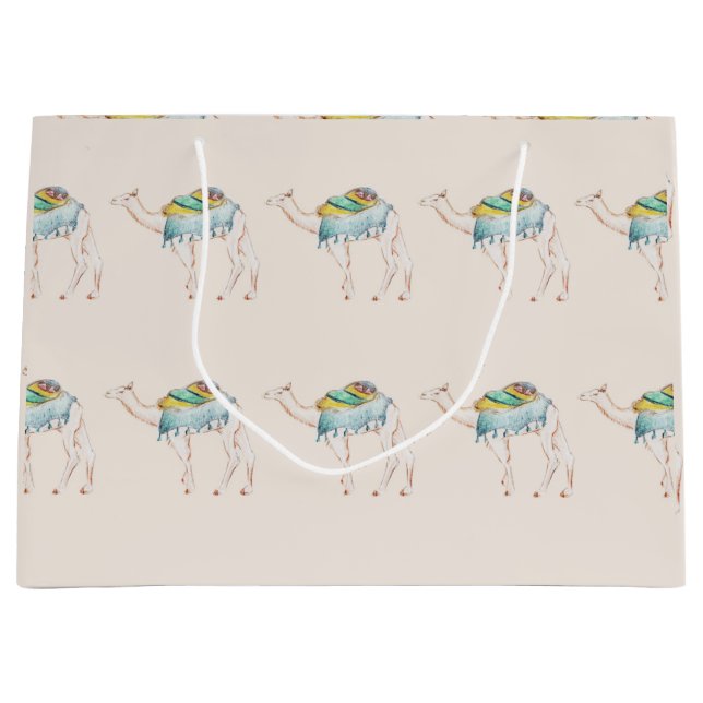 Sac de cadeau de chameau (Devant)