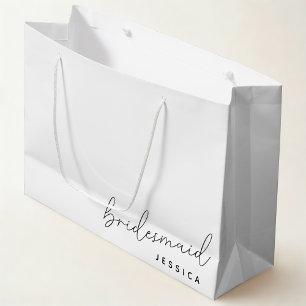 Sac de cadeau de demande demoiselle d'honneur call