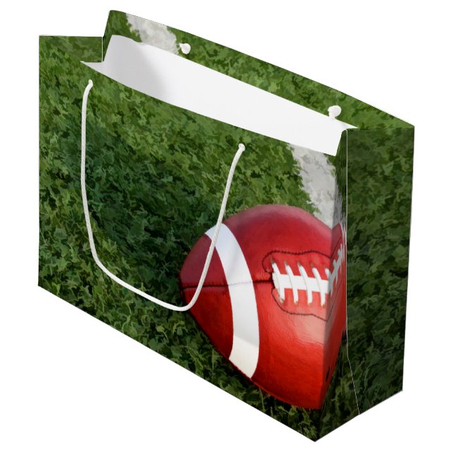 Sac de cadeau de football américain grand (Devant Angle)