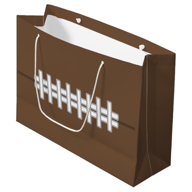 Sac de cadeau de football classique (Devant Angle)