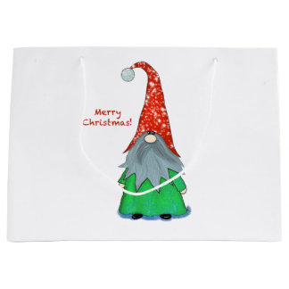 Sac de cadeau de gnome de Noël
