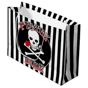 Sac de cadeau de jeune mariée de pirate grand