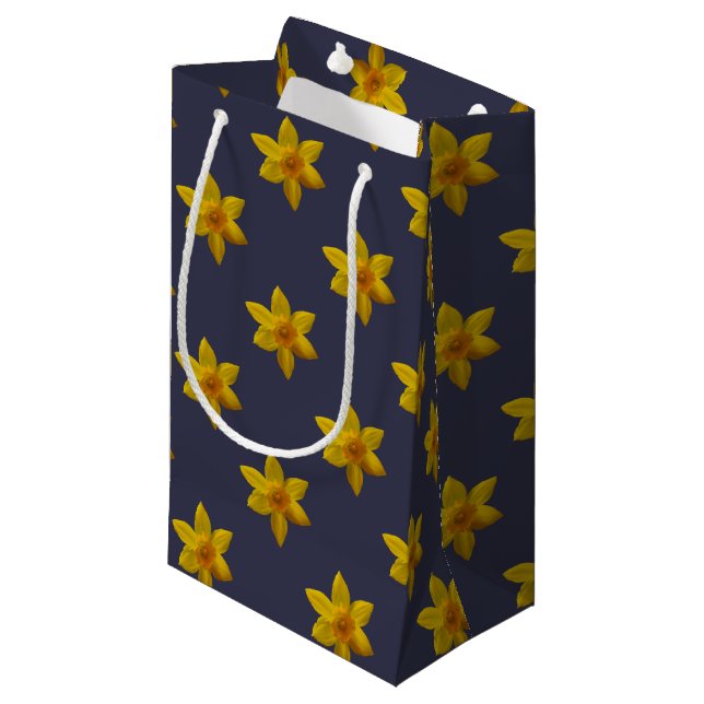Sac de cadeau de jonquille (Devant Angle)
