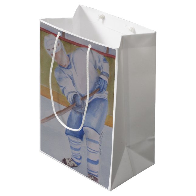 SAC DE CADEAU DE JOUEUR DE HOCKEY (Devant Angle)