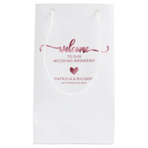 Sac de cadeau de mariage petit cœur mignon