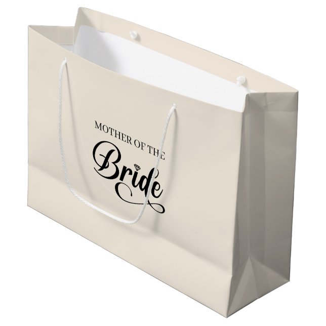 Sac de cadeau de mariage pour la mère de la mariée (Devant Angle)