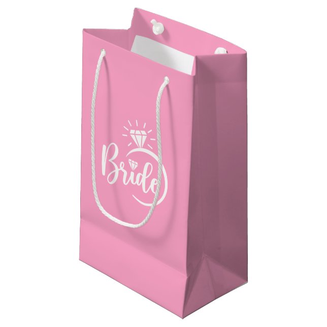 Sac de cadeau de mariée de mariage (Devant Angle)