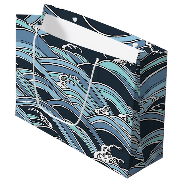 sac de cadeau de motif de Japonais (Devant Angle)