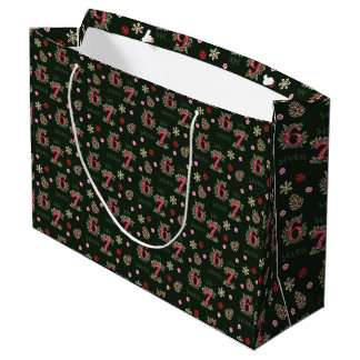 Sac de cadeau de Noël 67 Six Sept Emballage de cad