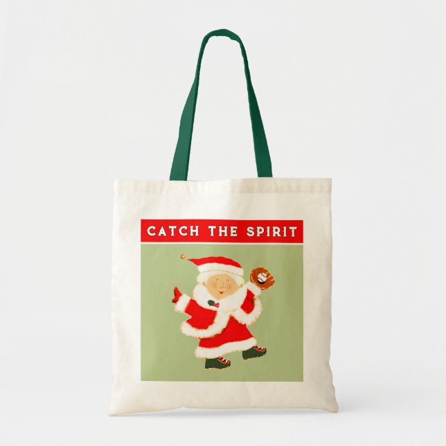 Sac de cadeau de Noël de baseball (Devant)