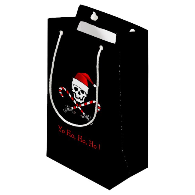 Sac de cadeau de Noël de pirate de jolly roger (Devant Angle)