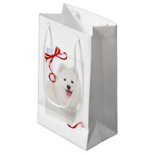 Sac de cadeau de Noël de Samoyed