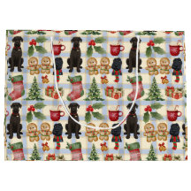 Sac de cadeau de Noël Giant Schnauzer
