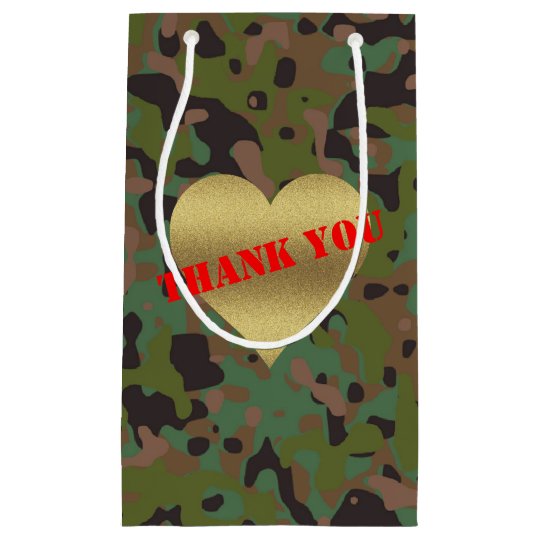 Sac de cadeau de partie de camouflage de GI de