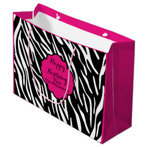 Sac de cadeau de roses indien d'impression de