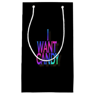 Sac de cadeau de sucrerie personnalisé par coutume