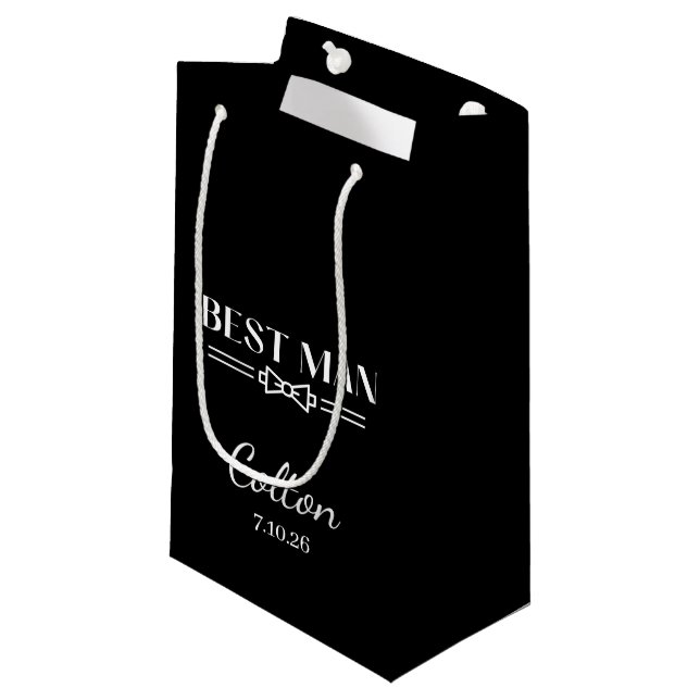 Sac de cadeau de témoin de mariage (Devant Angle)