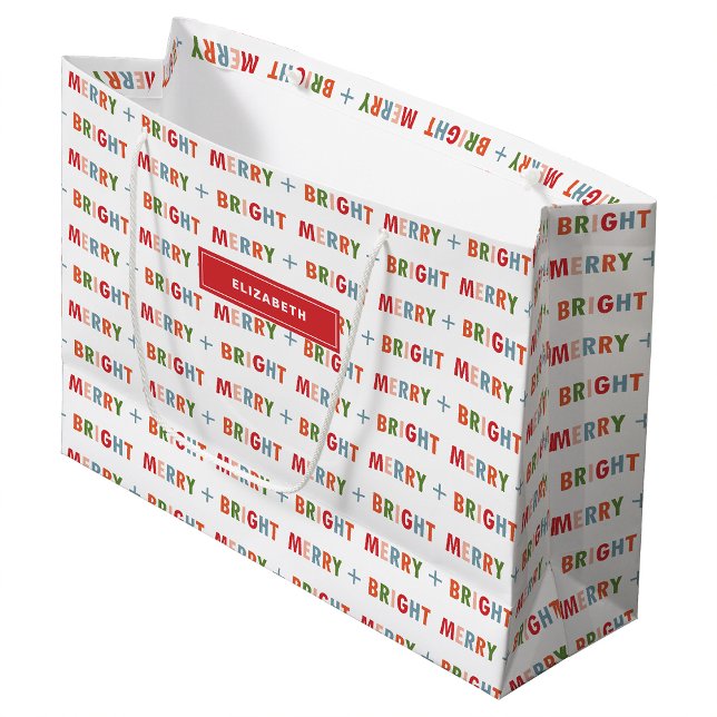 Sac de cadeau de vacances de Noël joyeux (Merry Christmas Holiday Gift Bag
)