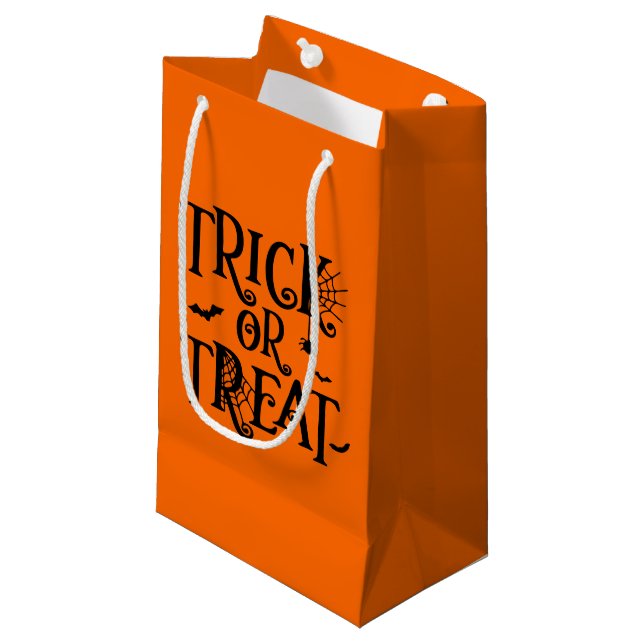 Sac de cadeau d'Halloween (Devant Angle)