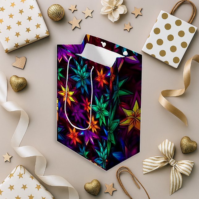 Sac de cadeau floral joyeux pour les célébrations (Créateur téléchargé)
