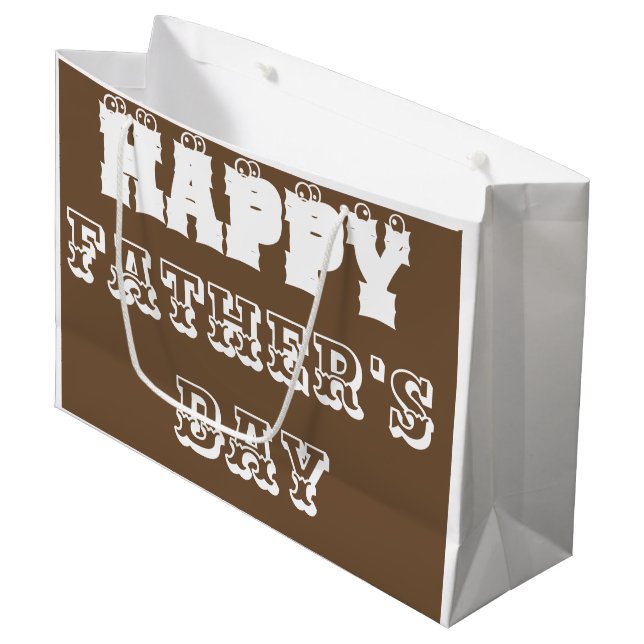 Sac de cadeau POUR des pères (Devant Angle)