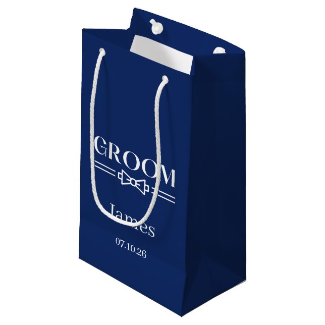 Sac de cadeau pour le marié de mariage (Devant Angle)