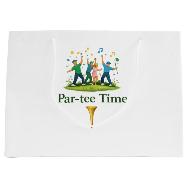 Sac de cadeaux pour fête de golf | Cadeau amusant  (Devant)