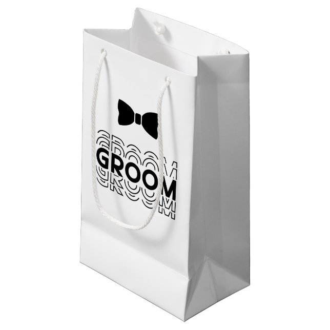 Sac de cadeaux pour le marié de mariage (Devant Angle)
