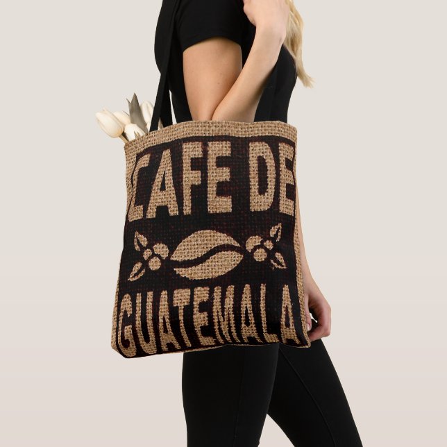 SAC DE CAFÉ FAUX BURLAP PURING FOURRE-TOUT (De près)