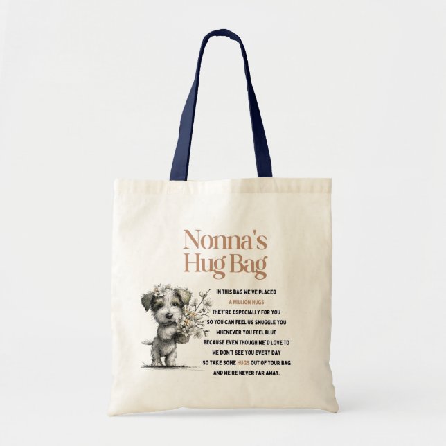 Sac de câlins pour Nonna (pluriel) (Devant)