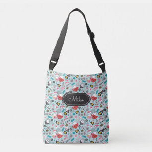 Sac de carrossage bleu Sushi Kawaii