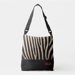 Sac de carrosserie de collection de peau Zebra