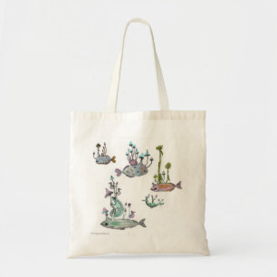 Sac de champignons et de faune