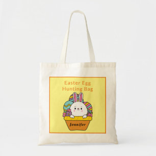Sac de chasse d'œufs de Pâques de lapin mignon Per