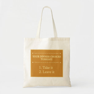 Sac de choix pour le dîner