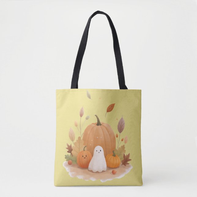 Sac de citrouilles d'Halloween mignons (Devant)