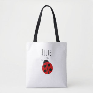 Sac de coccinelle rouge personnalisé