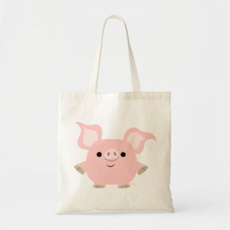 Sac de cochon en caricature court mignon