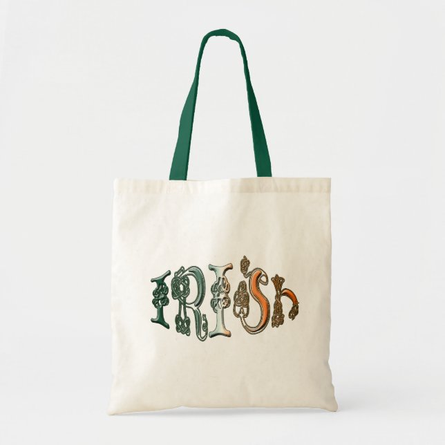 Sac de concepteur de couleurs de drapeau irlandais (Devant)