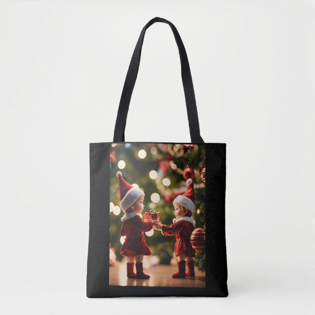 Sac de conception photo de Noël personnalisé (Devant)