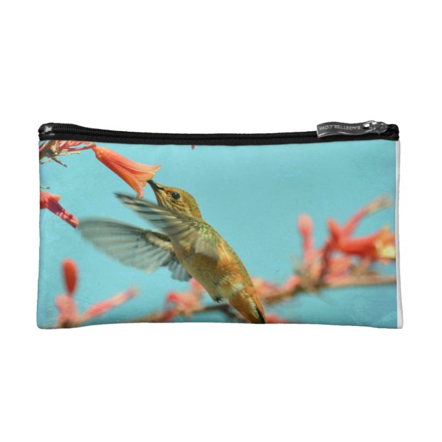 Sac de cosmétique de colibri (Devant)