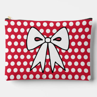 Sac de cosmétique Retro Red Polka Dot