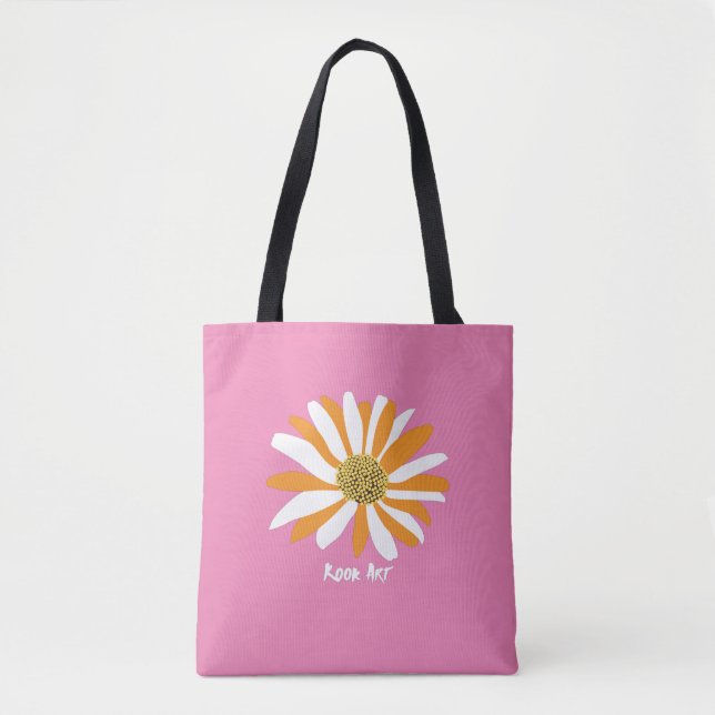 Sac de course fleur de printemps -Tote bags - (Devant)