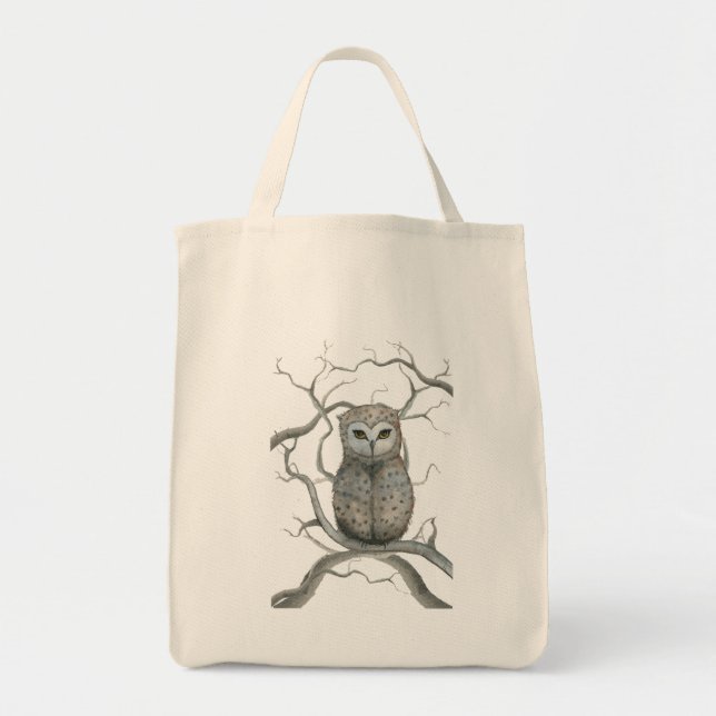 Sac de courses Chouette Mignonne (Devant)