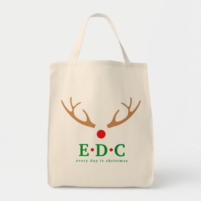 Sac de courses Every Day is Christmas (Devant)