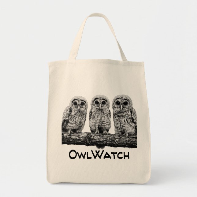 Sac de courses OwlWatch - Juin 2026 (Devant)