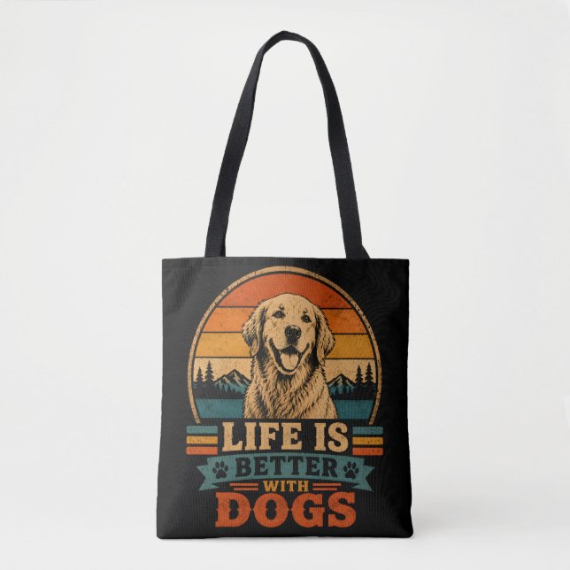 Sac de courses réutilisable Retriever (Devant)